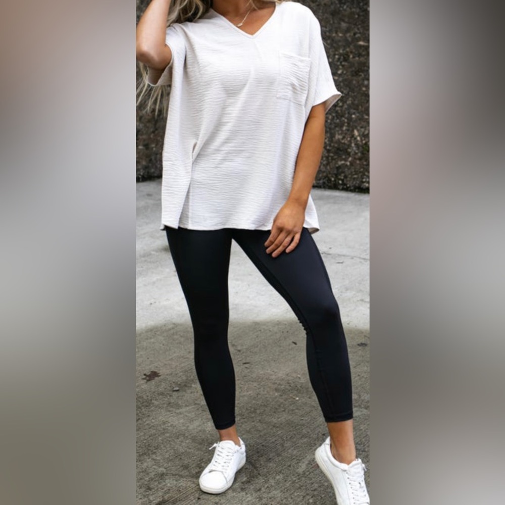 Zenana sand dolman sleeved top